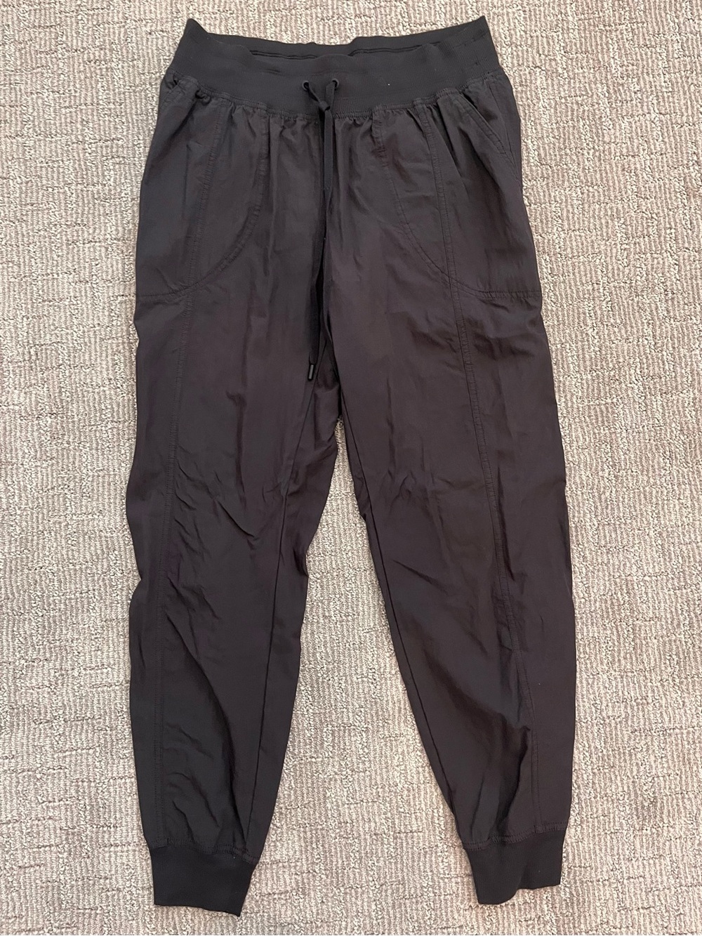 CALIA by Carrie Underwood Black Track Joggers with Drawstring Waist